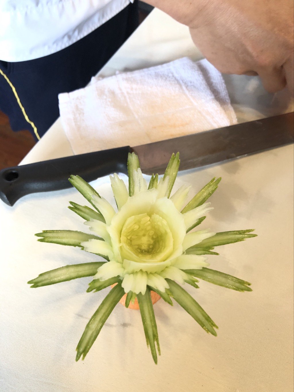 Finished Cucumber Flower