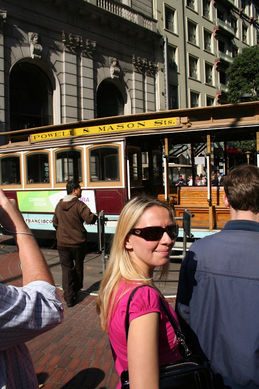 Waiting for the tram