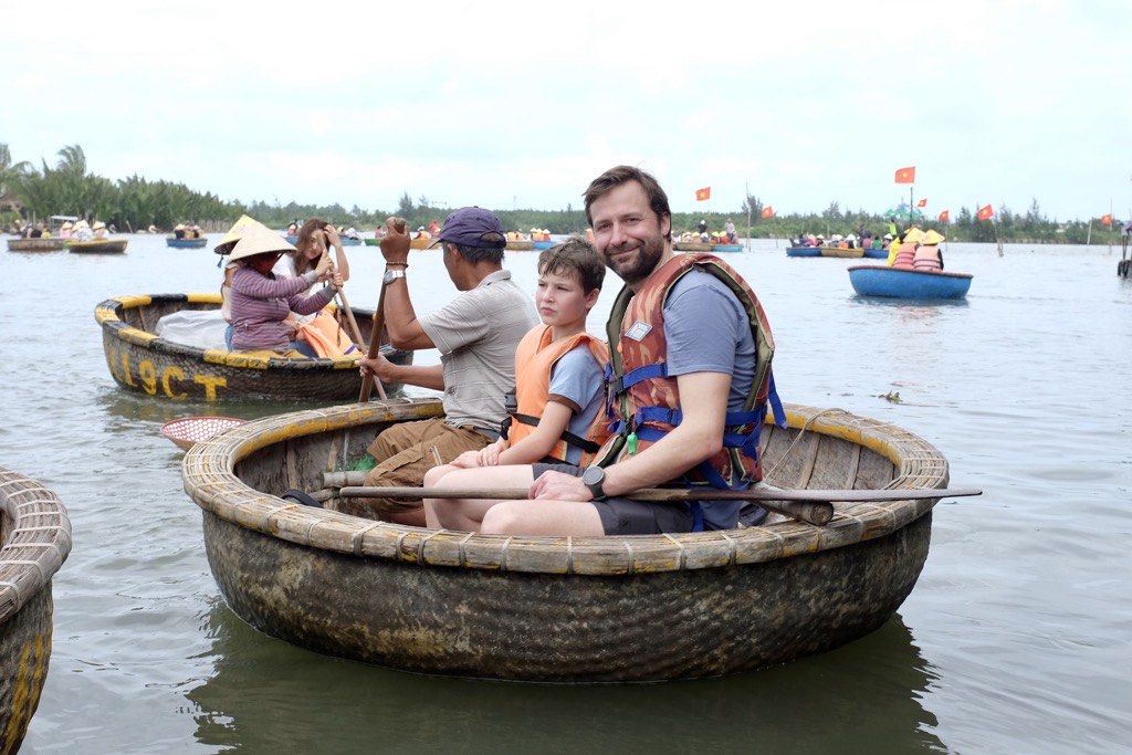 Boys on boat