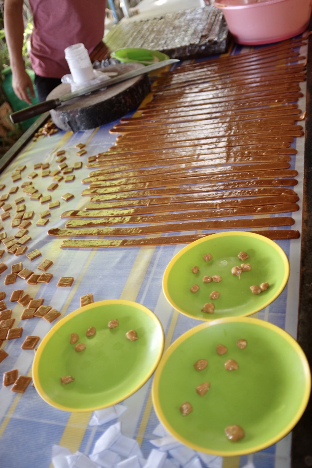 Making Coconut sweets