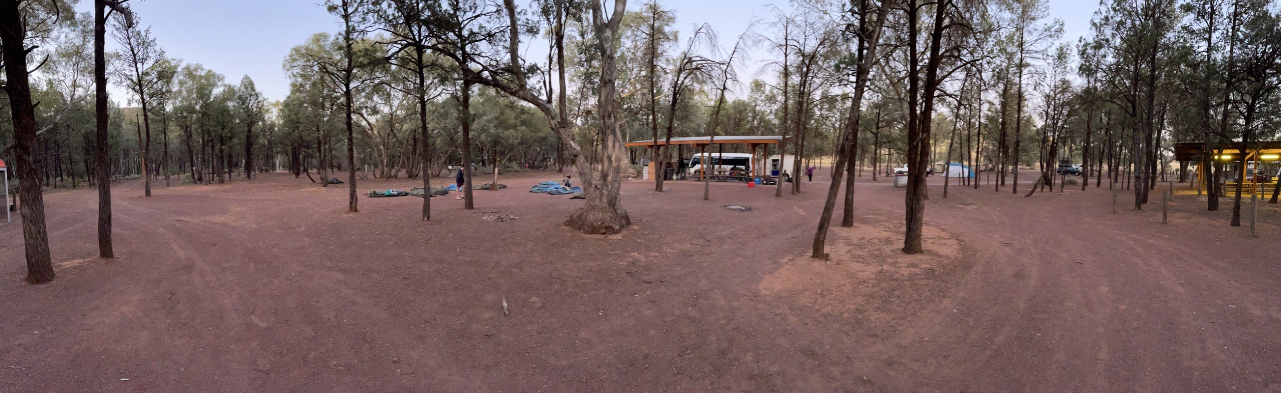 Morning at the camp