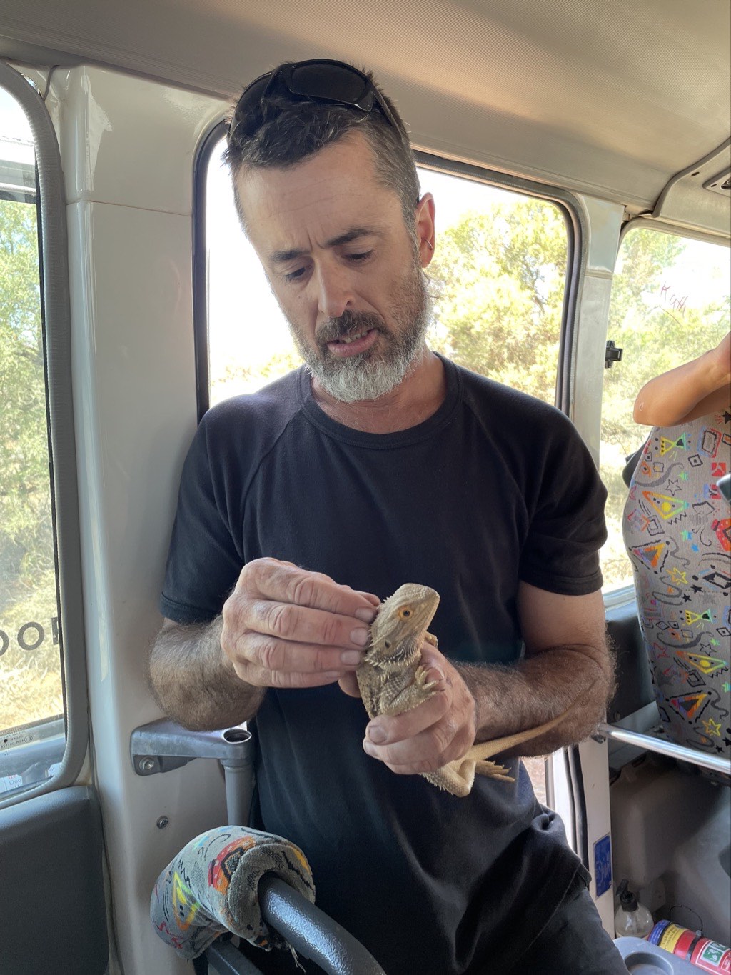 Dan with Bearded Dragon