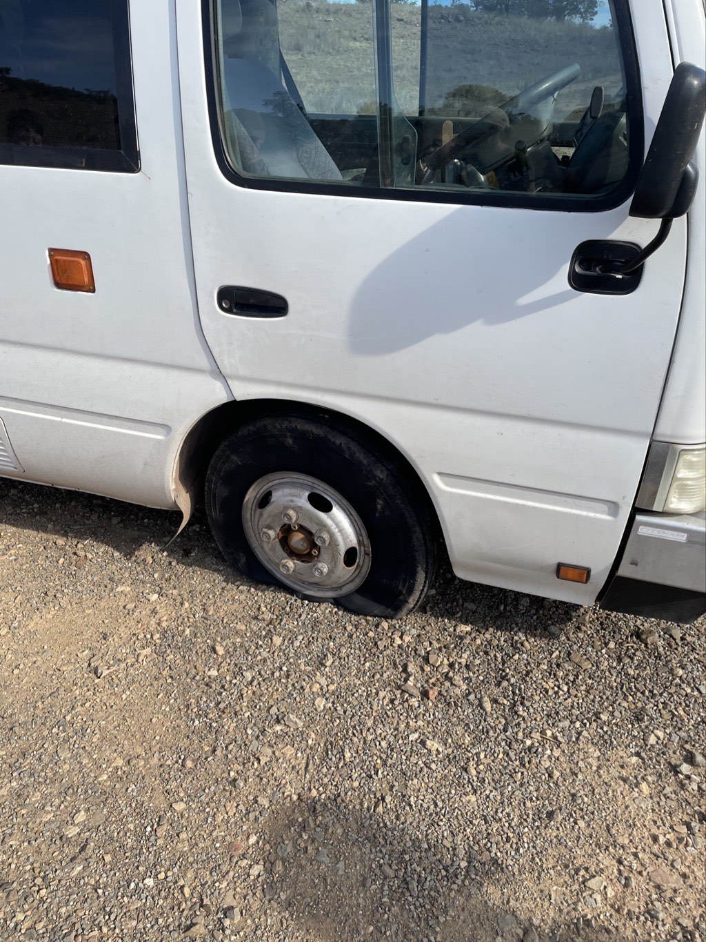 Flat tyre