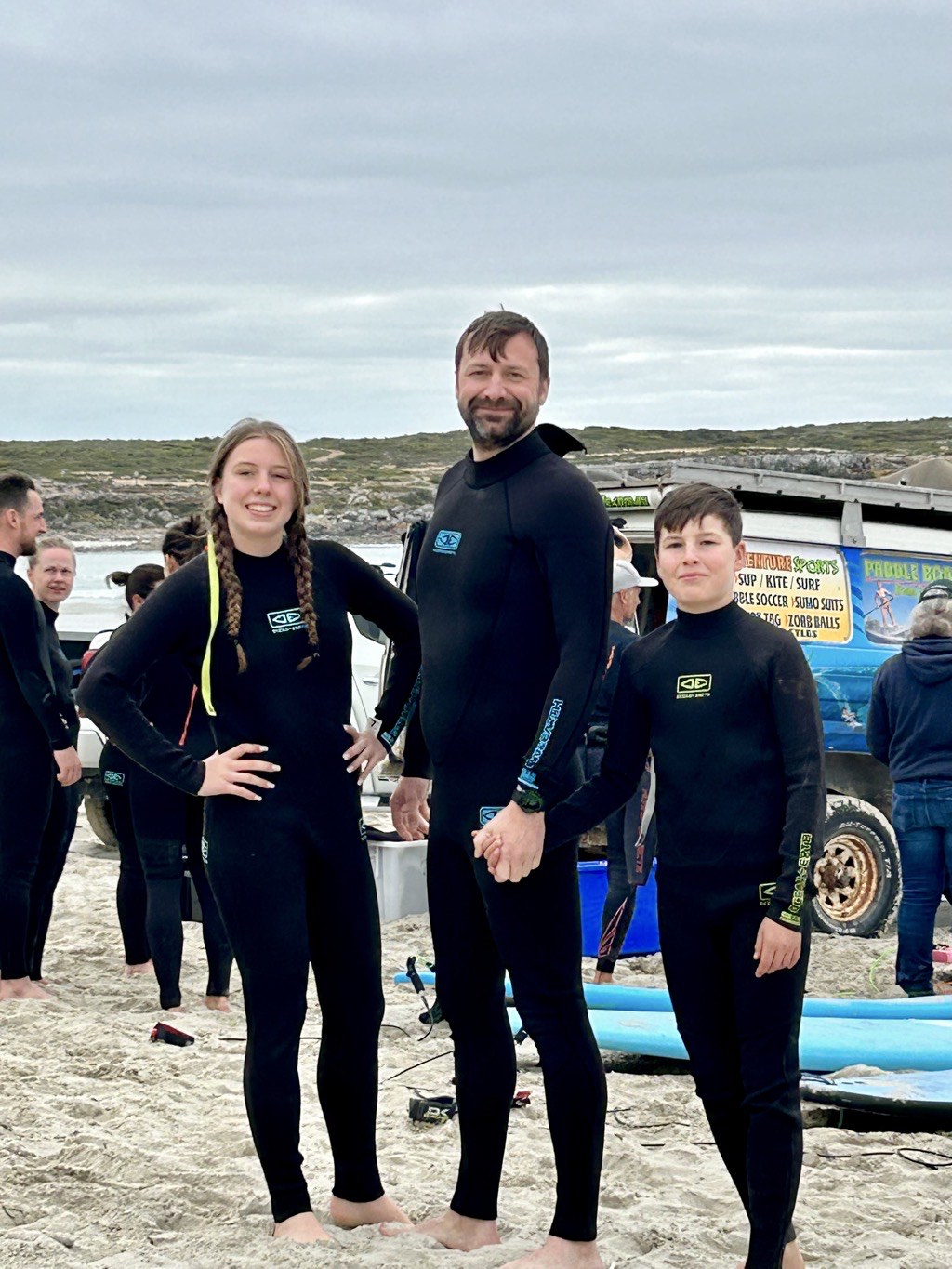 Dressed for surfing