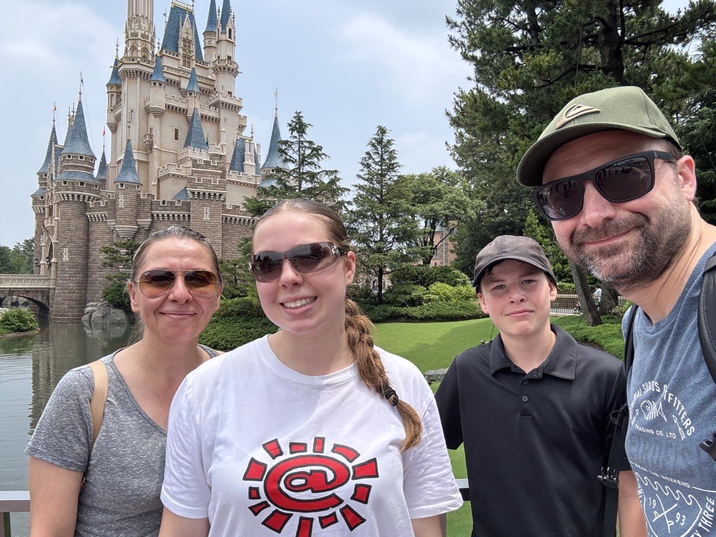 castle selfie