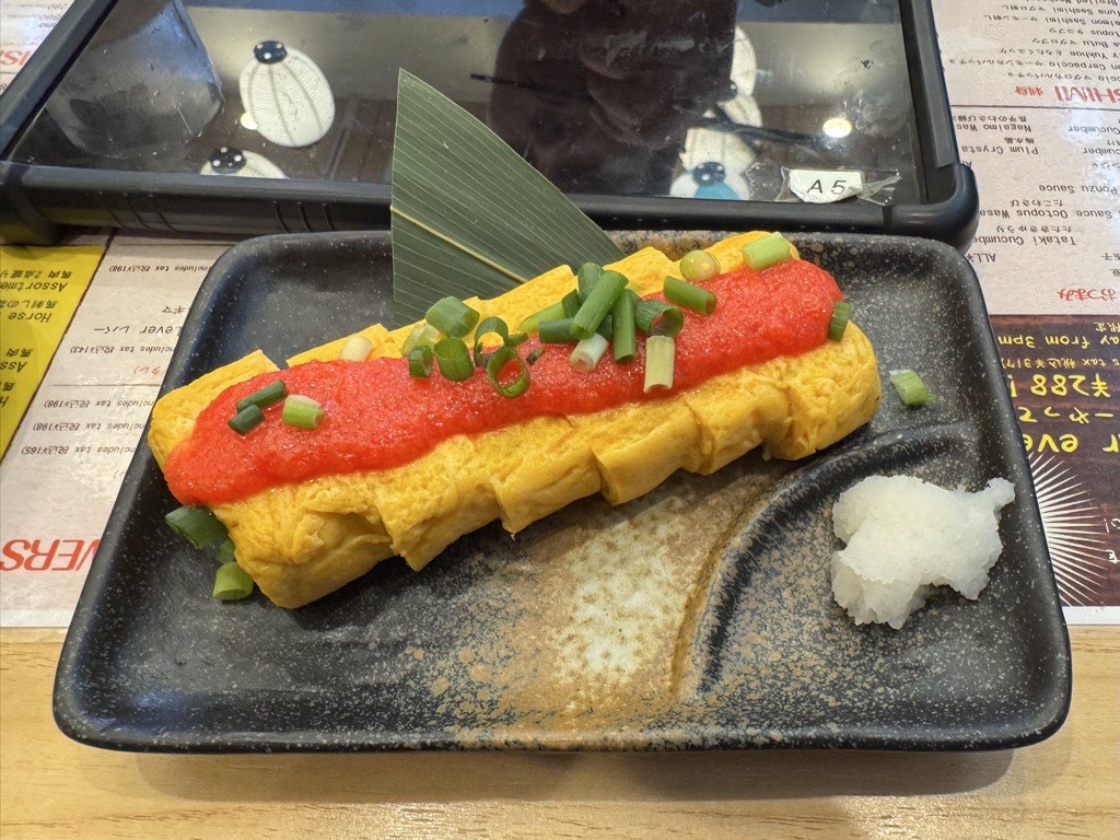 omelette with roe