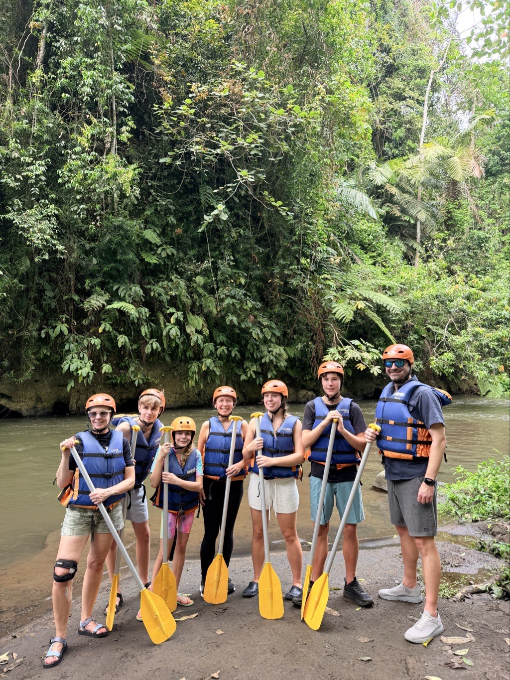 Ready to raft on the Ayung River