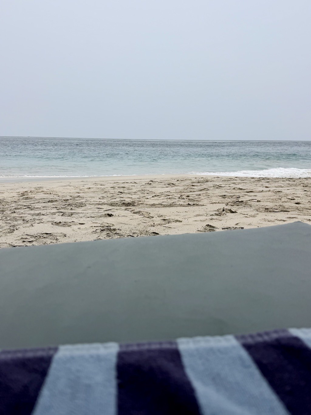 Virgin Beach from the sun lounger