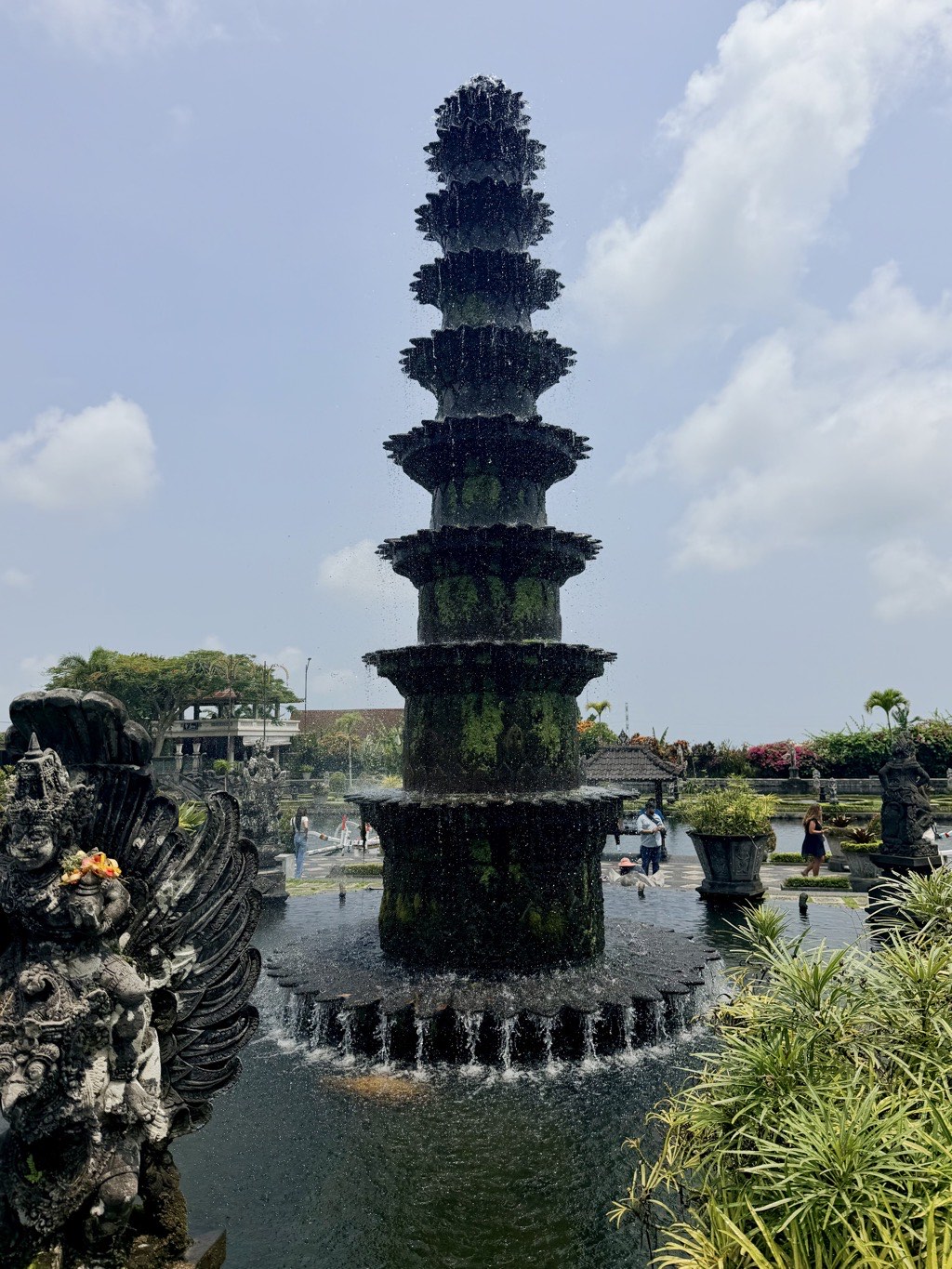 The fountain at Tirta Gangga