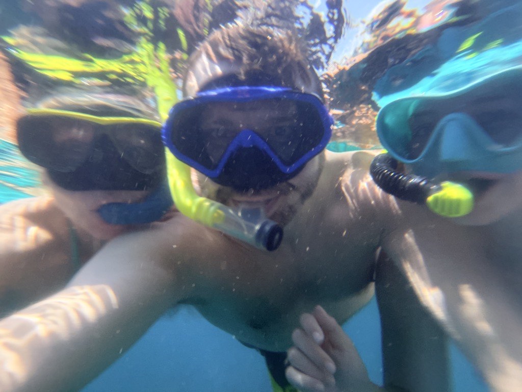 Snorkelling selfie